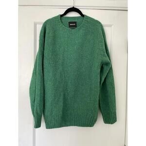 Howlin Birth Of Cool Sweater Jumper Wool Scotland Green